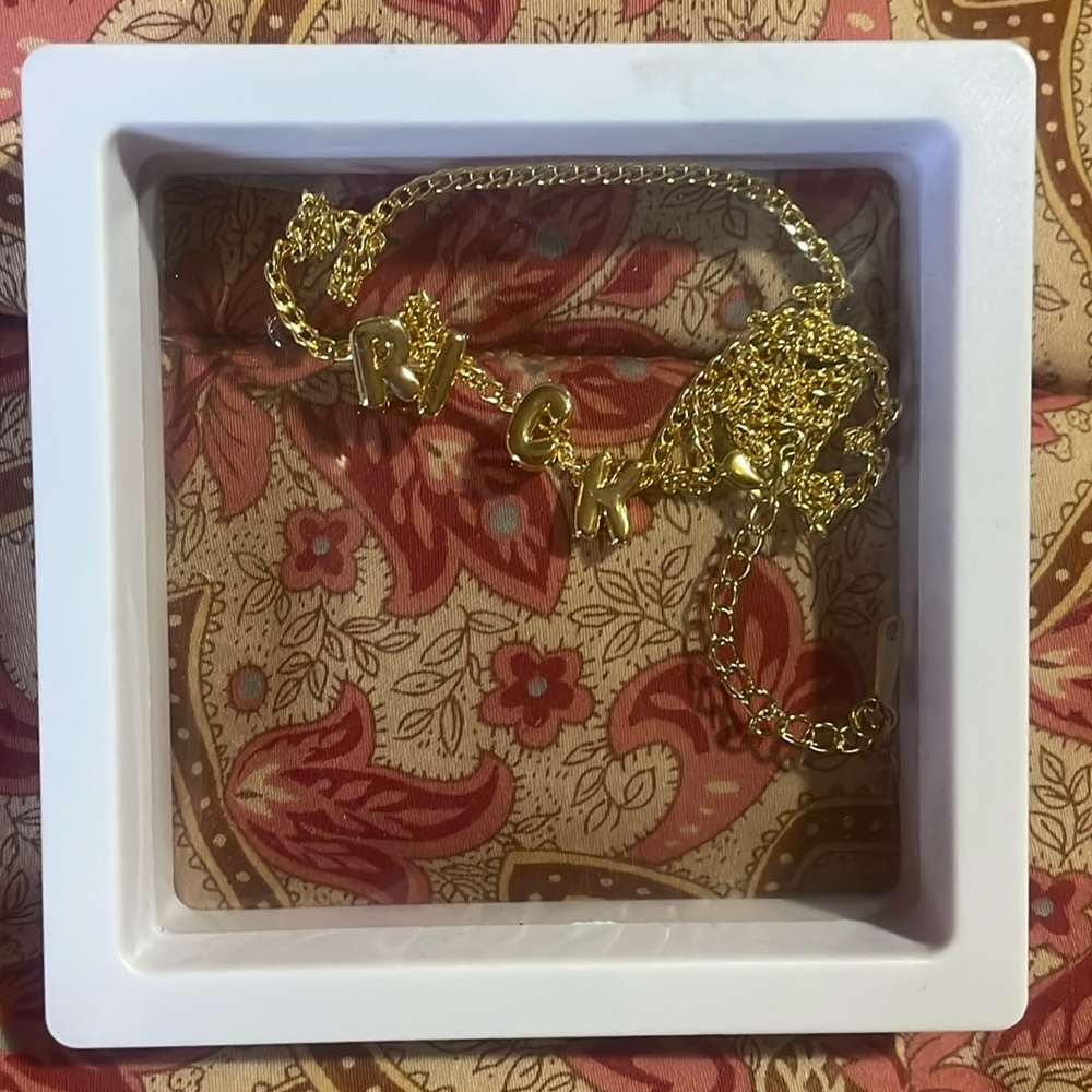 Bubble necklace RICK gold plated